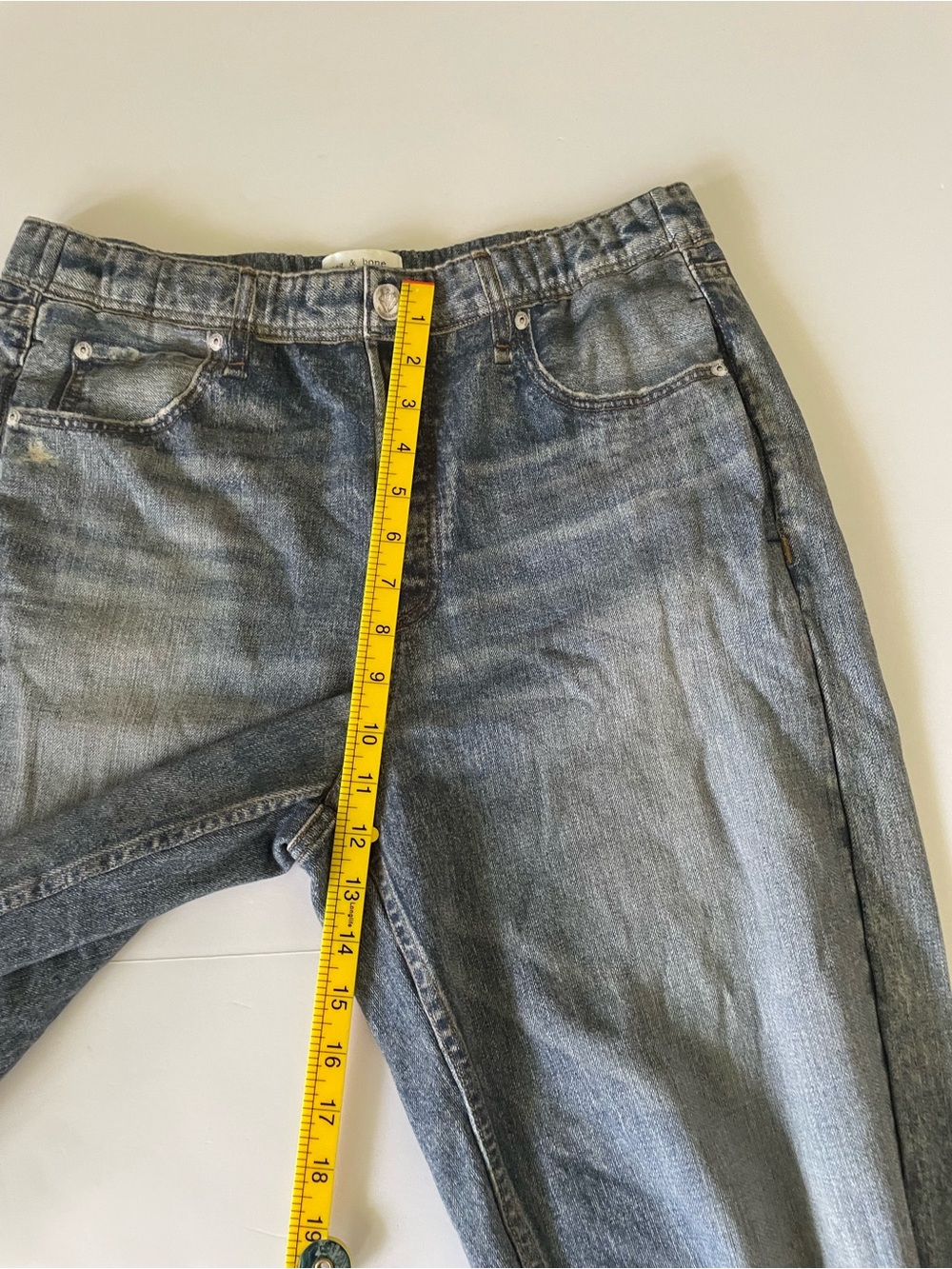 Rag & Bone Miramar Wide-Leg Sweatpant Jeans Size Large NWOT Retail $198 - Picture 8 of 10